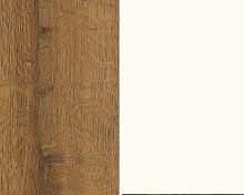 Стеновая панель для кухни 4100*640*8 мм Дуб Шерман коньяк коричневый/Белый базовый H1344 /W908 ST32 4 Эггер