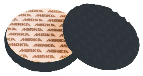 Рельефный поролоновый полировальный диск 85мм чёрный