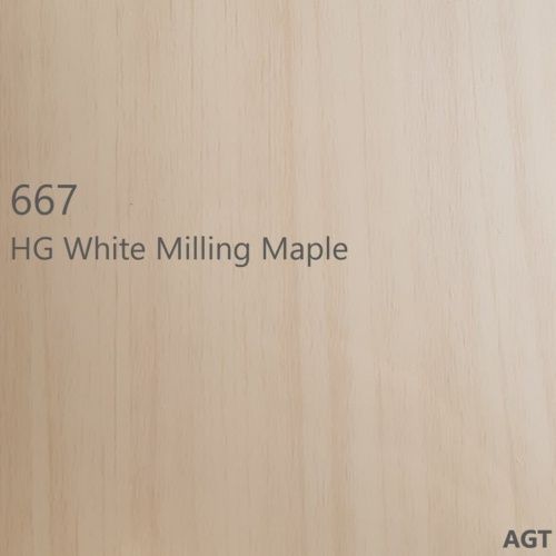 МДФ ламинированная цветная для фасадов  Белый клен 667  2800*1220*18 (глянец) AGT 3гр фото 2