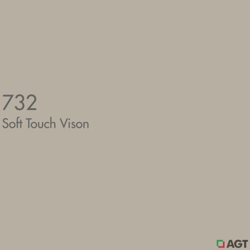 МДФ ламинированная цветная для фасадов  Визон soft touch 732  2800*1220*8 (матовый) AGT 2гр фото 2