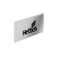 Заглушка на боковину arcitech, с логотипом hettich, под хром 9123008 Hettich