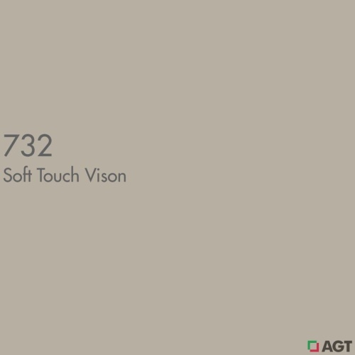 МДФ ламинированная цветная для фасадов  Визон soft touch 732  2800*1220*18 (матовый) AGT 2гр фото 2