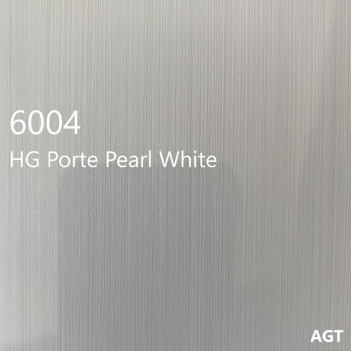 МДФ ламинированная цветная для фасадов  Белый перламутровый 6004  2800*1220*18 (глянец) AGT 4гр